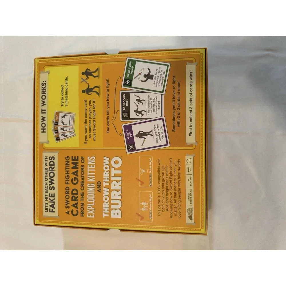 Let's Hit Each Other With Fake Swords by Exploding Kittens - 3-6 Players Age 7+